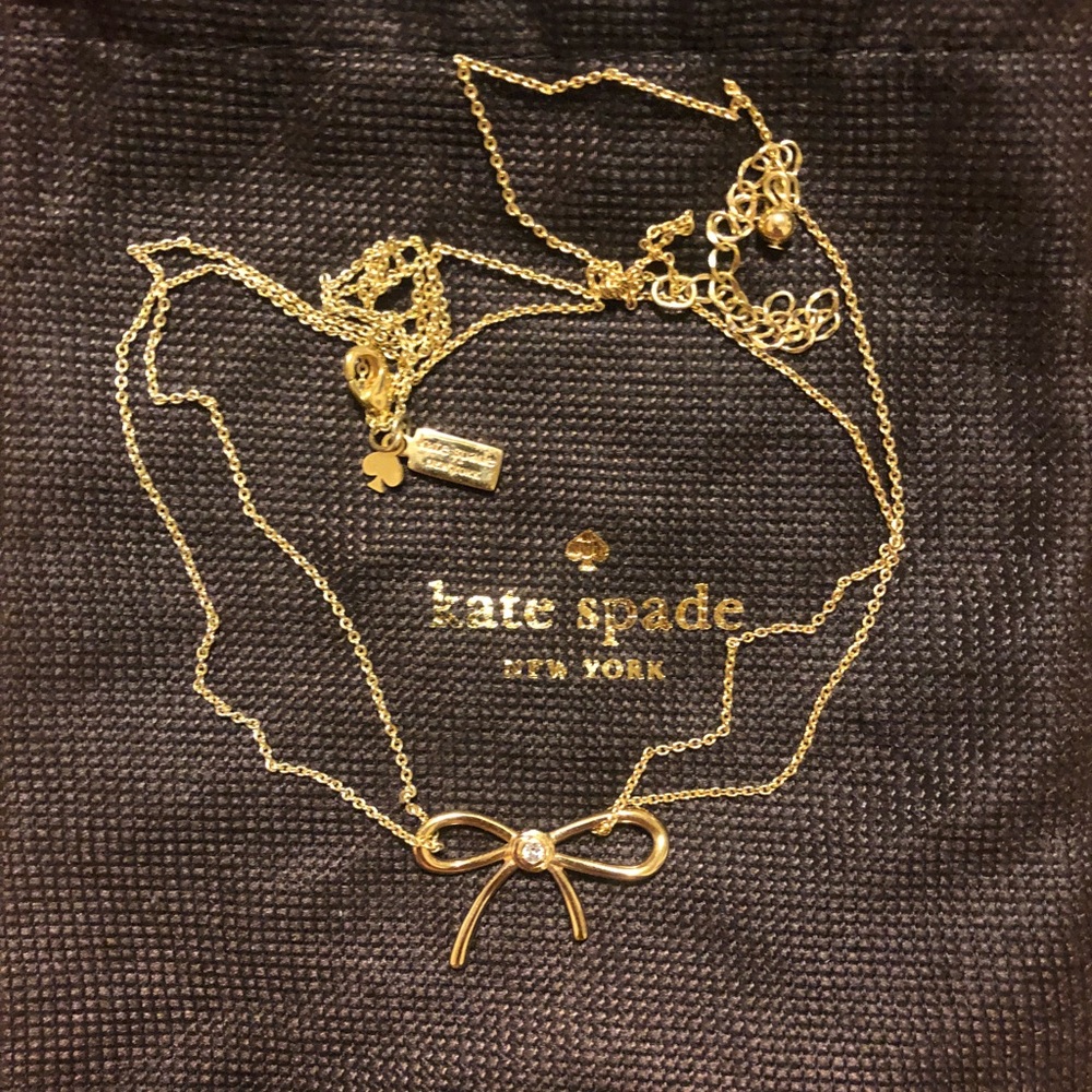 kate spade Bow Necklace!